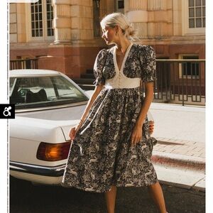 THE FLORA AND FAUNA MIDI DRESS